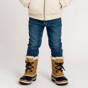 Sorel Black Faux Fur Boots